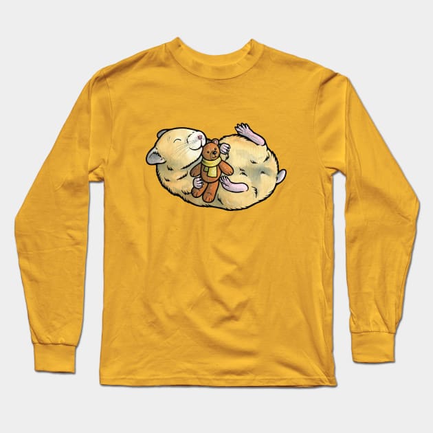 Syrian hamster Long Sleeve T-Shirt by animalartbyjess